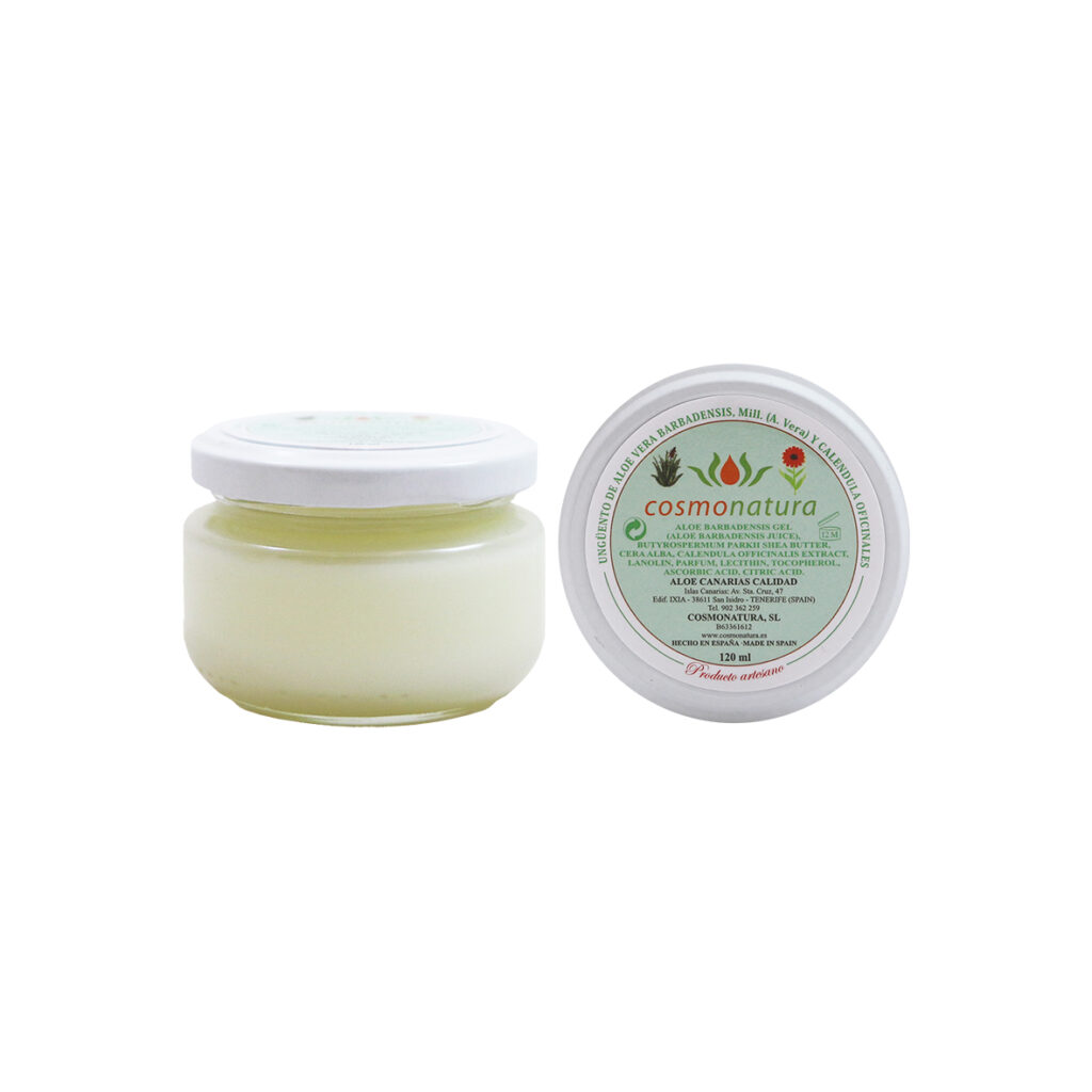 unguento de aloe vera y calendula