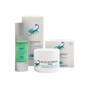 pack de cremas de escorpion azul