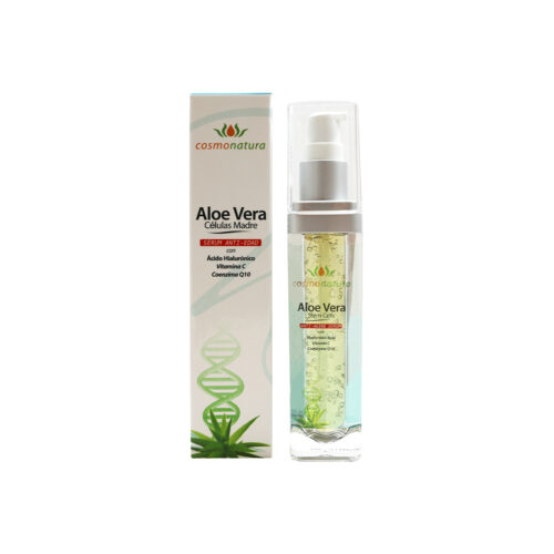 Sérum Células Madre de Aloe Vera con Ácido Hialuronico, Vit. C y  Q10