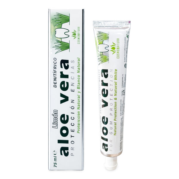 Dentífrico de limón con aloe vera