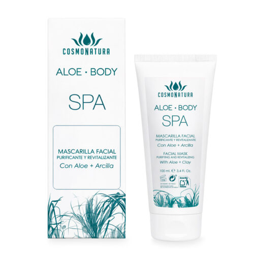 Aloe body spa mascarilla facial aloe con arcilla