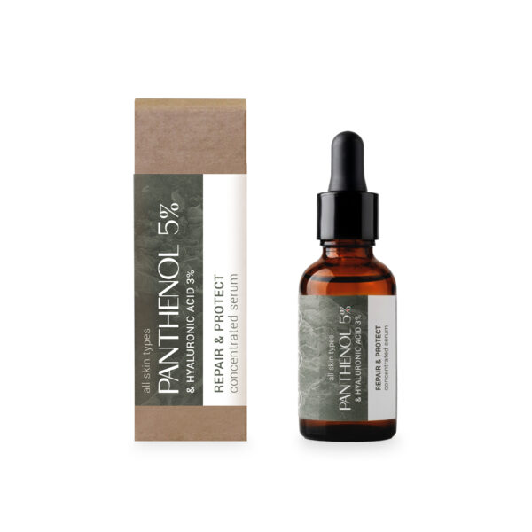 Sérum hidratante pantenol 5% ácido hialurónico 3%