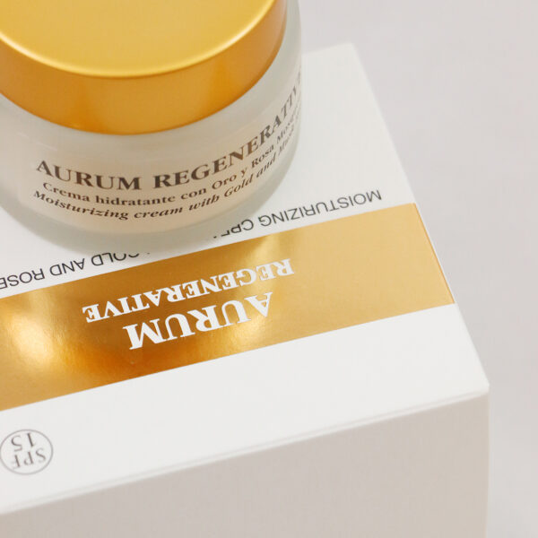 Crema aurum regenerative oro y rosa mosqueta