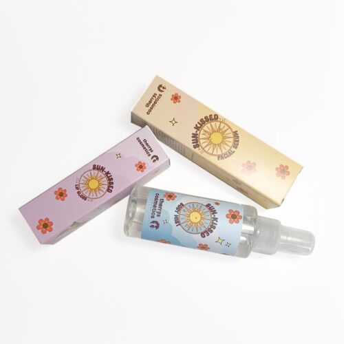 Sun-kissed lip gloss